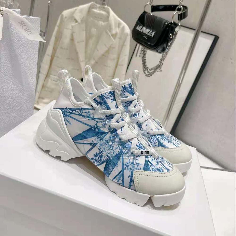 Giày Nữ Dior DConnect Sneaker White KCK307DMNS03W LUXITY #7 Giày Nữ Dior DConnect Sneaker White KCK307DMNS03W LUXITY